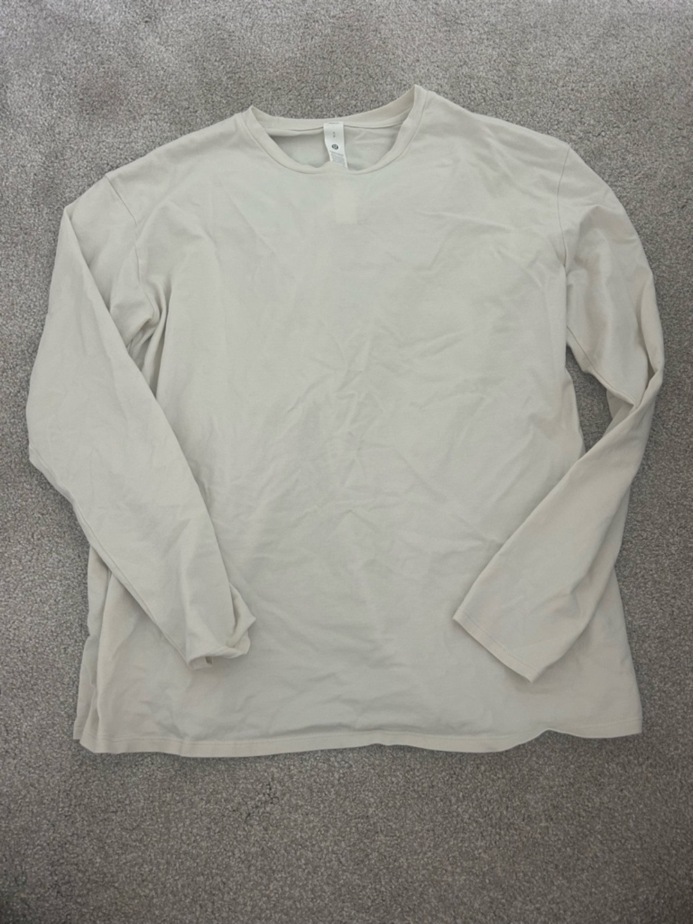 Lululemon Long-Sleeve Crewneck Shirt - Cream